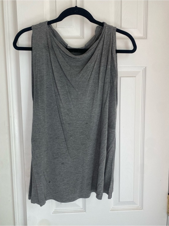 All Saints Tops - All Saints Draped Tank Top - Gray